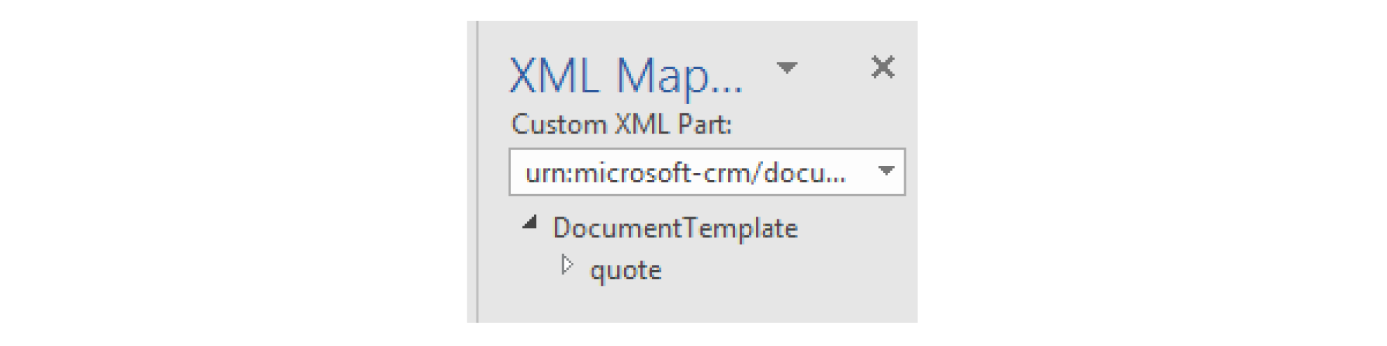 XMLMap custom template